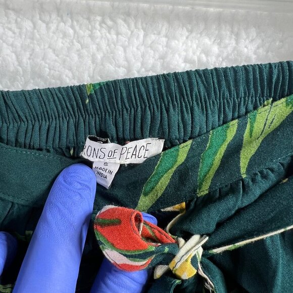 Anthropologie Patrons Of Peace Floral S Flowy Maxi Skirt Green Resort Bloomcore - Picture 12 of 16